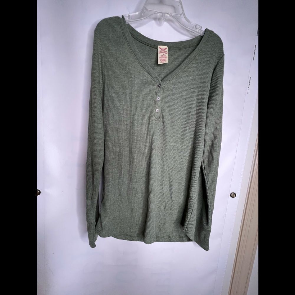 FadedGlory Dark Gray Thermal T-Shirt